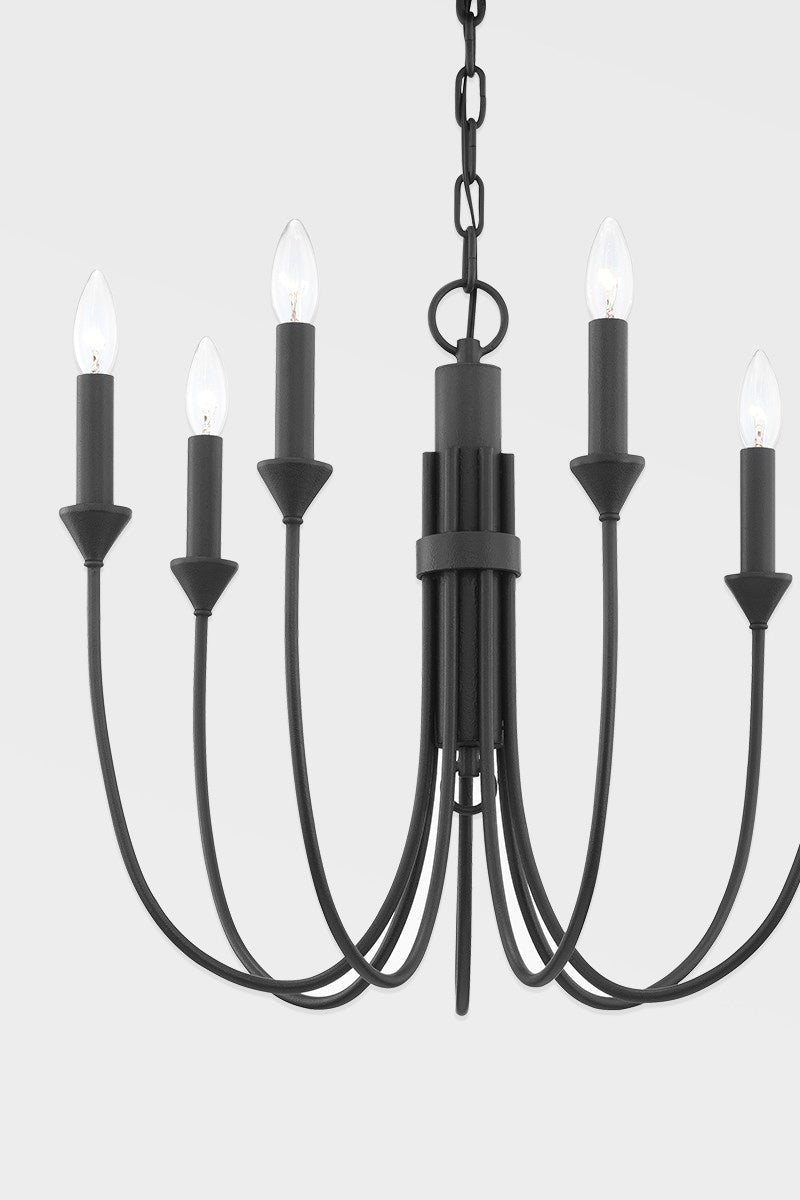Troy Lighting - F1007-FOR - Seven Light Chandelier - Cate - Forged Iron from Lighting & Bulbs Unlimited in Charlotte, NC