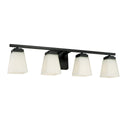 Capital Lighting - 114441MB-334 - Four Light Vanity - Baxley - Matte Black from Lighting & Bulbs Unlimited in Charlotte, NC
