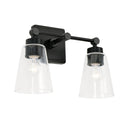 Two Light Vanity from the Rory Collection in Matte Black Finish by Capital Lighting