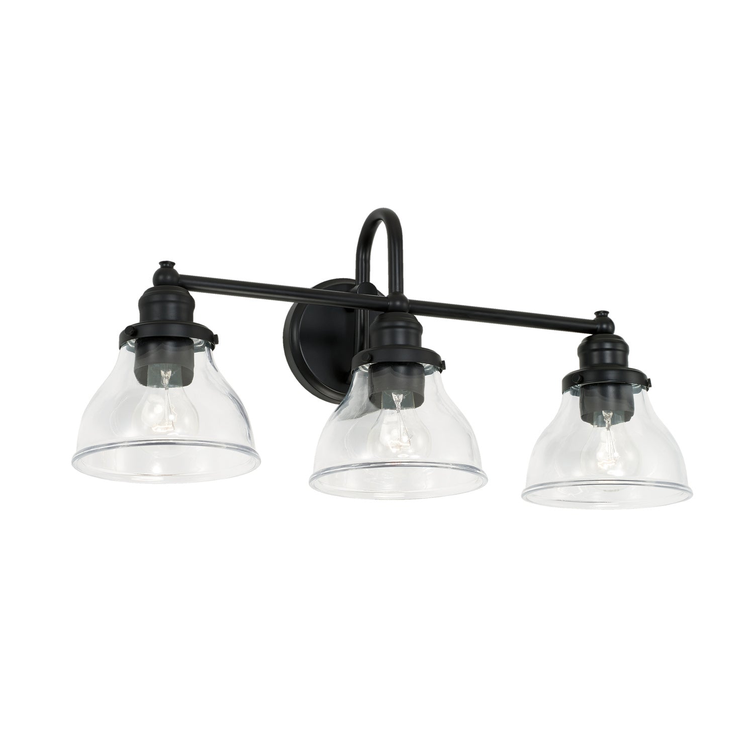 Capital Lighting - 8303MB-461 - Three Light Vanity - Baxter - Matte Black from Lighting & Bulbs Unlimited in Charlotte, NC