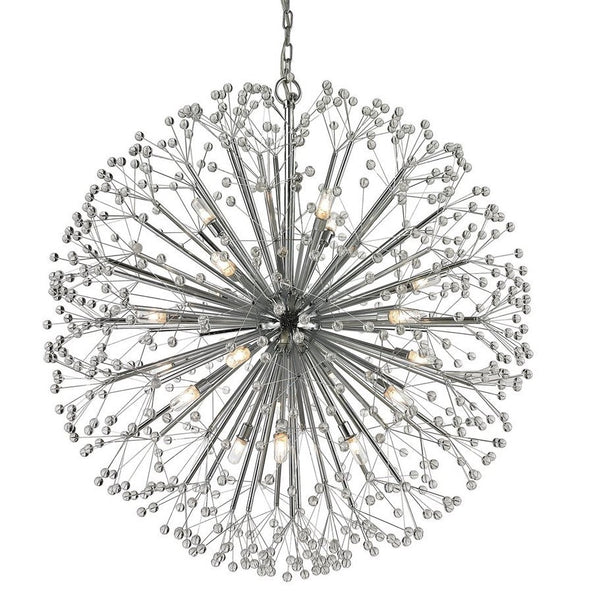 19 Light Chandelier from the Starburst Collection in Polished Chrome Finish by ELK Home (Final Sale, Clearance Display)