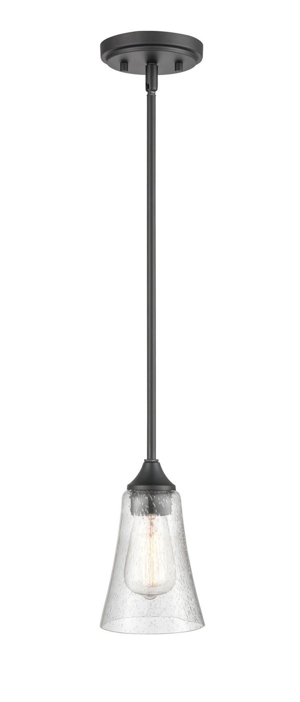 Millennium - 1461-MB - One Light Pendant - Natalie - Matte Black from Lighting & Bulbs Unlimited in Charlotte, NC