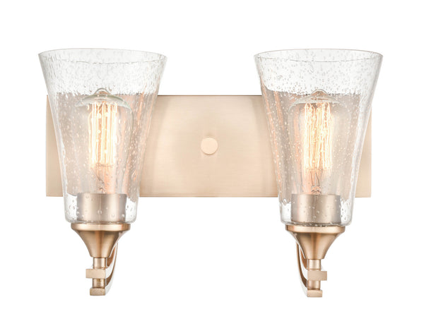 Millennium - 1492-MG - Two Light Vanity - Natalie - Modern Gold from Lighting & Bulbs Unlimited in Charlotte, NC