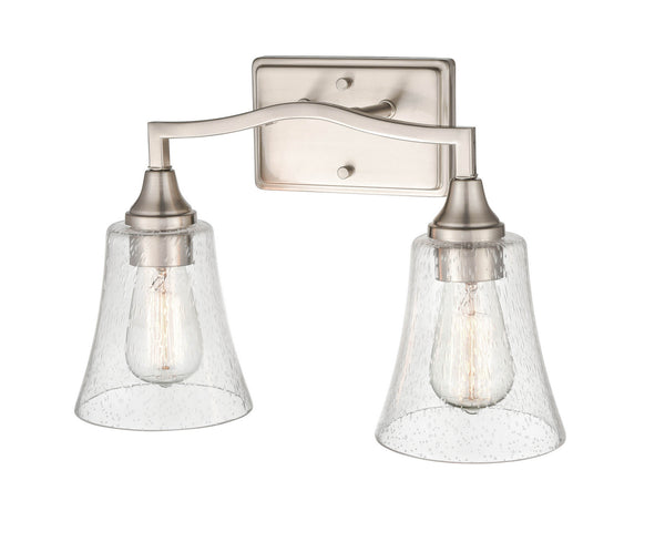 Millennium - 2102-BN - Two Light Vanity - Caily - Brushed Nickel from Lighting & Bulbs Unlimited in Charlotte, NC