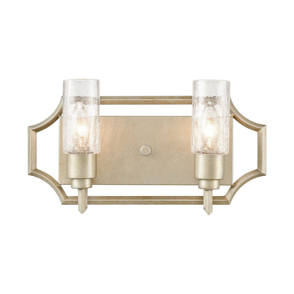 ELK Home - 33442/2 - Two Light Vanity - Cheswick - Aged Silver from Lighting & Bulbs Unlimited in Charlotte, NC