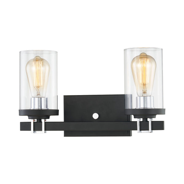 ELK Home - 47581/2 - Two Light Vanity - Holdfast - Charcoal from Lighting & Bulbs Unlimited in Charlotte, NC