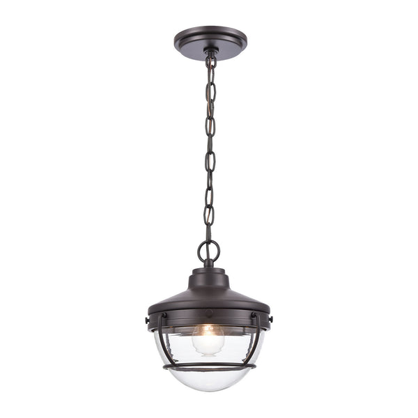 ELK Home - 83435/1 - One Light Outdoor Pendant - Eastport - Oil Rubbed Bronze from Lighting & Bulbs Unlimited in Charlotte, NC