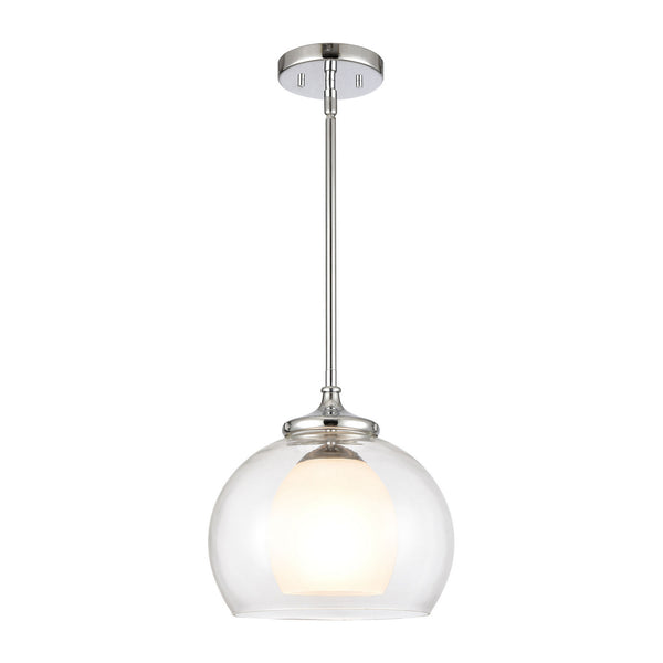 ELK Home - 89243/1 - One Light Mini Pendant - Salient - Polished Nickel from Lighting & Bulbs Unlimited in Charlotte, NC
