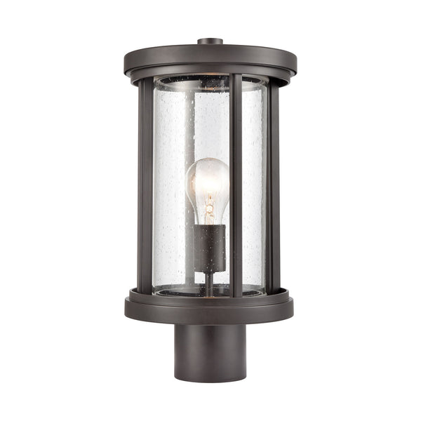 ELK Home - 89386/1 - One Light Outdoor Post Mount - Brison - Oil Rubbed Bronze from Lighting & Bulbs Unlimited in Charlotte, NC