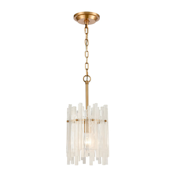 ELK Home - D4661 - One Light Mini Pendant - Brinicle - White from Lighting & Bulbs Unlimited in Charlotte, NC