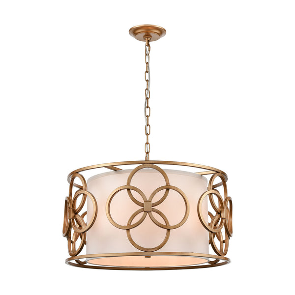 ELK Home - H018-7252 - Four Light Pendant - Botanic Avenue - Antique Gold from Lighting & Bulbs Unlimited in Charlotte, NC
