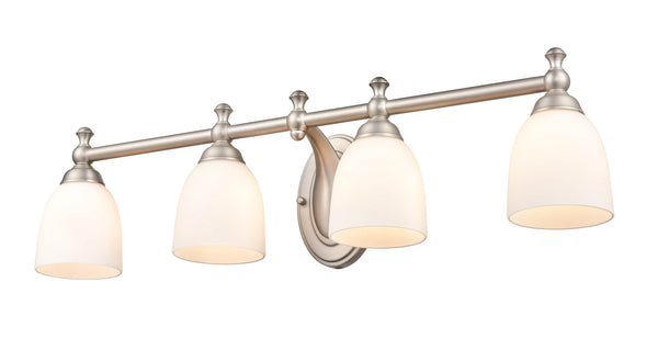 Millennium - 4424-SN - Four Light Vanity - Satin Nickel from Lighting & Bulbs Unlimited in Charlotte, NC