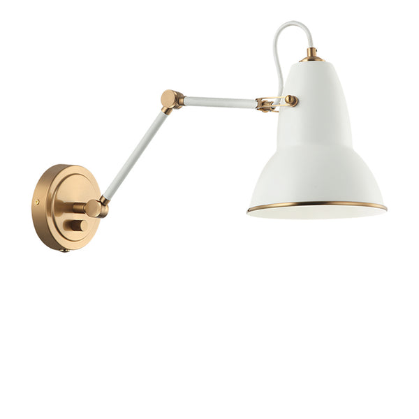 Matteo Lighting - S08421AGWH - One Light Wall Sconce - Buzz - White from Lighting & Bulbs Unlimited in Charlotte, NC