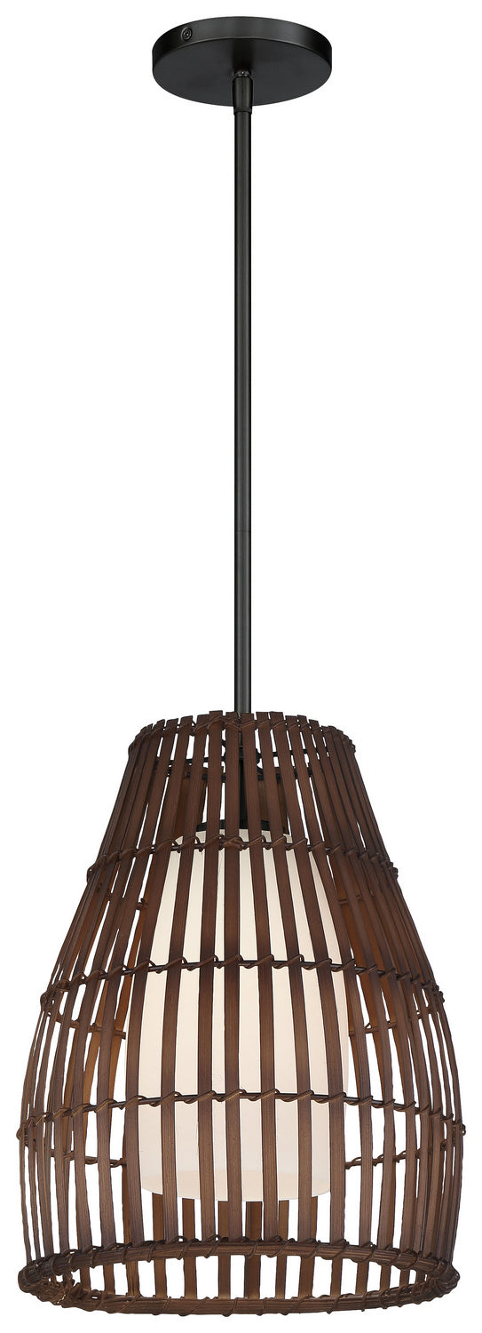 Minka-Lavery - 2161-66A - One Light Pendant - Brentwood Shore - Coal from Lighting & Bulbs Unlimited in Charlotte, NC