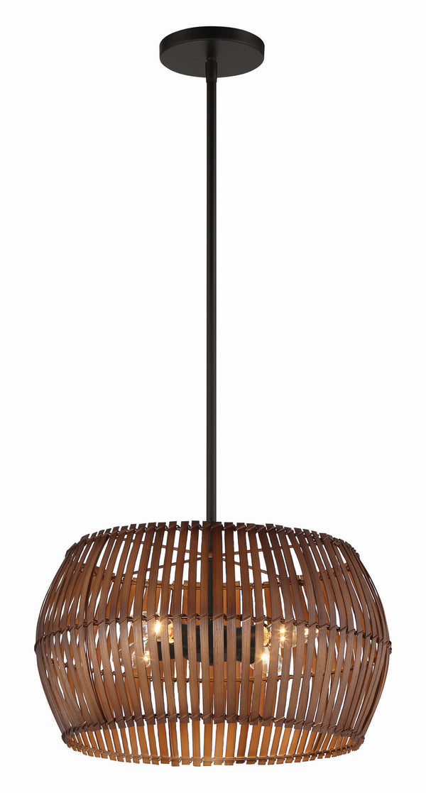 Minka-Lavery - 2164-66A - Four Light Pendant - Brentwood Shore - Coal from Lighting & Bulbs Unlimited in Charlotte, NC