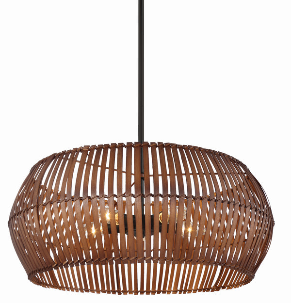 Minka-Lavery - 2165-66A - Five Light Pendant - Brentwood Shore - Coal from Lighting & Bulbs Unlimited in Charlotte, NC
