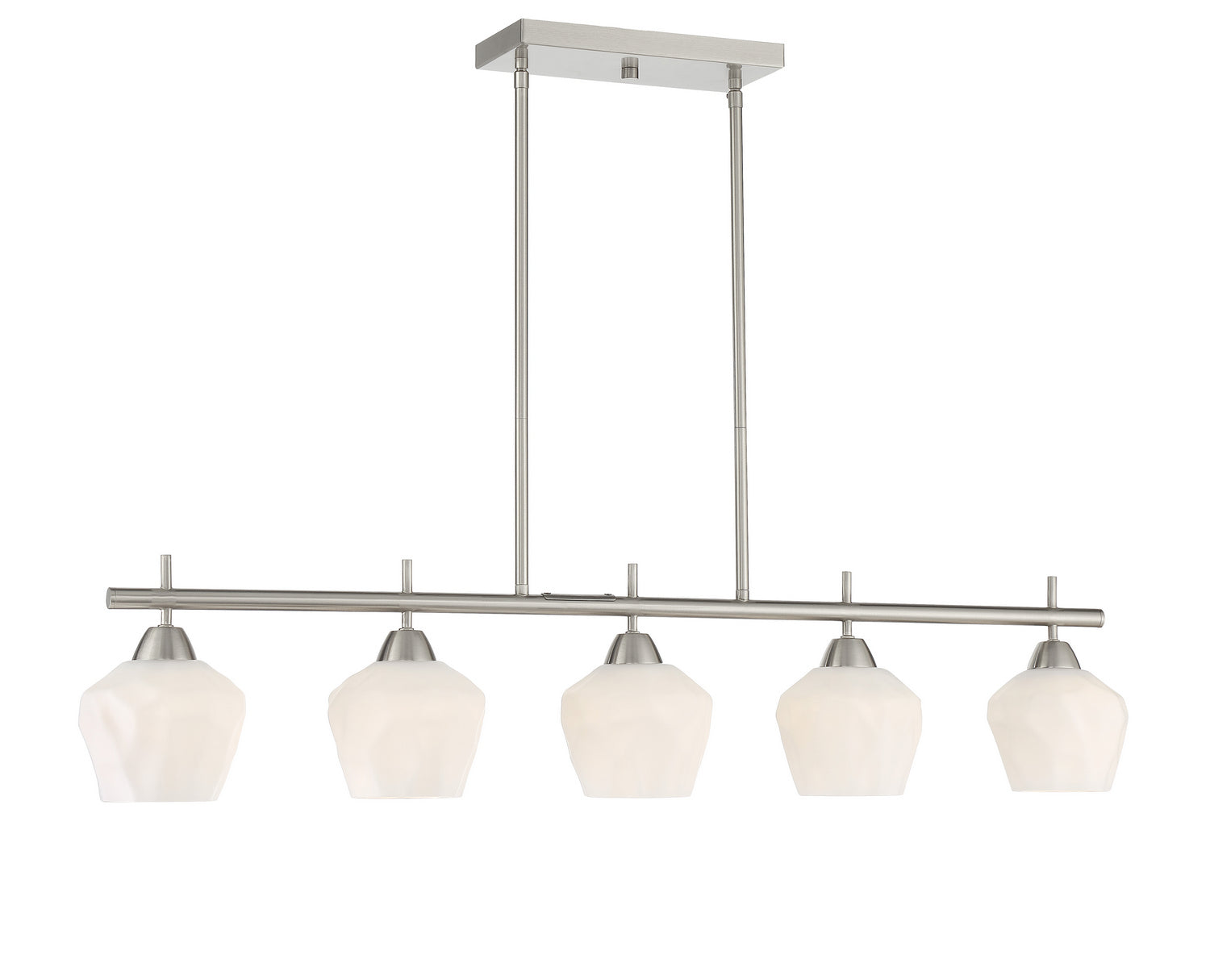 Minka-Lavery - 2174-84 - Five Light Island Pendant - Camrin - Brushed Nickel from Lighting & Bulbs Unlimited in Charlotte, NC