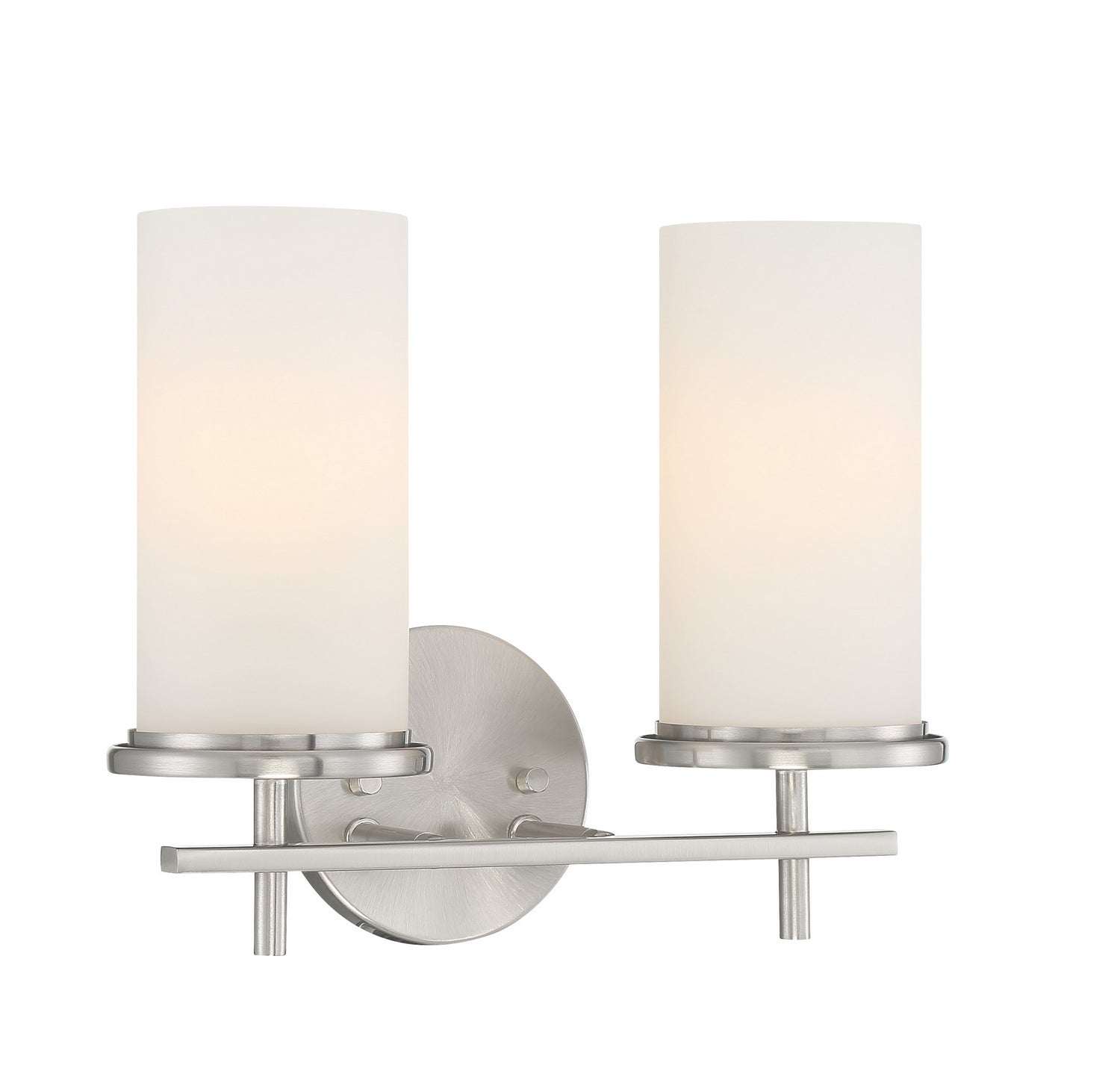 Minka-Lavery - 4092-84 - Two Light Bath Bar - Haisley - Brushed Nickel from Lighting & Bulbs Unlimited in Charlotte, NC