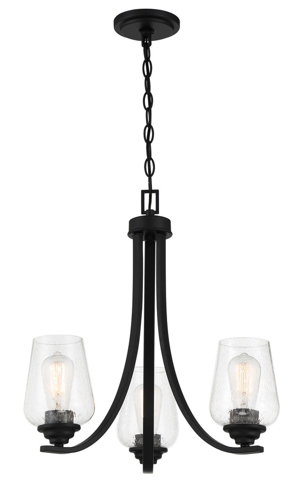 Minka-Lavery - 4923-66A - Three Light Chandelier - Shyloh - Coal from Lighting & Bulbs Unlimited in Charlotte, NC