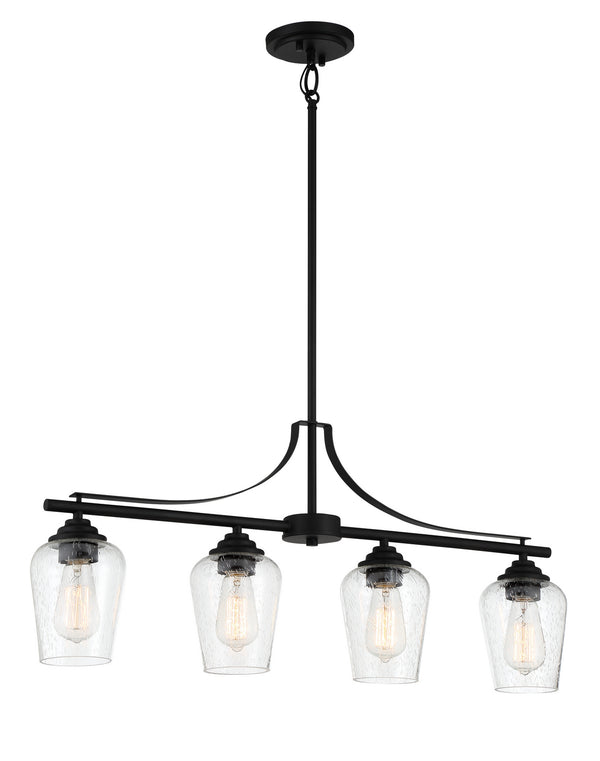 Minka-Lavery - 4924-66A - Four Light Island Pendant - Shyloh - Coal from Lighting & Bulbs Unlimited in Charlotte, NC