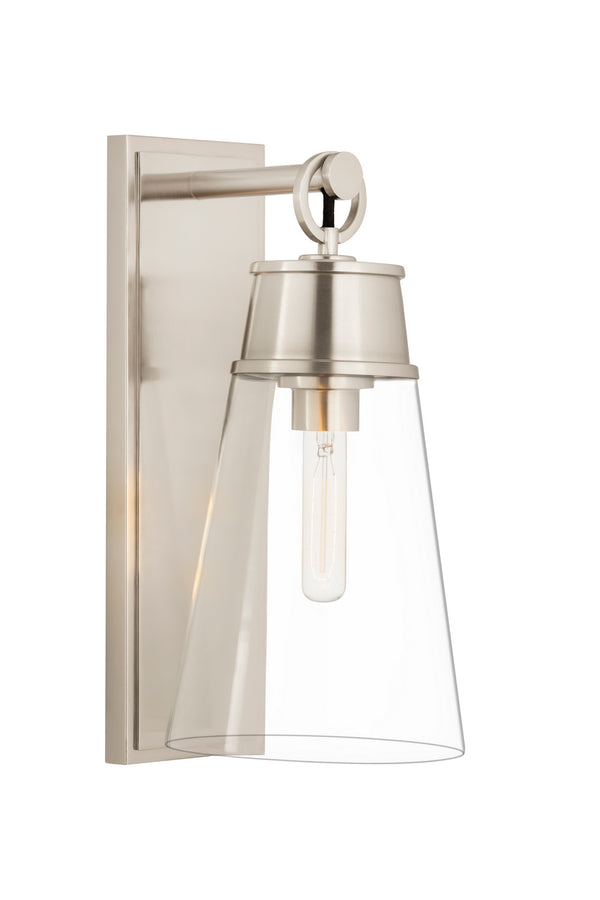 Z-Lite - 2300-1SL-BN - One Light Wall Sconce - Wentworth - Brushed Nickel from Lighting & Bulbs Unlimited in Charlotte, NC
