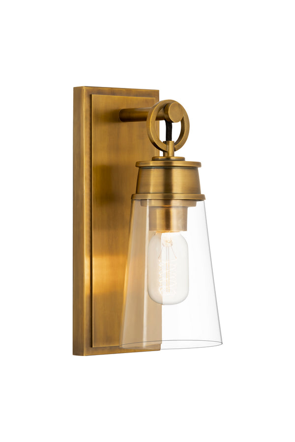 Z-Lite - 2300-1SS-RB - One Light Wall Sconce - Wentworth - Rubbed Brass from Lighting & Bulbs Unlimited in Charlotte, NC