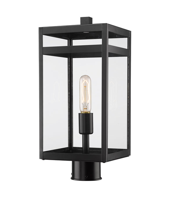 Z-Lite - 596PHMR-BK - One Light Outdoor Post Mount - Nuri - Black from Lighting & Bulbs Unlimited in Charlotte, NC
