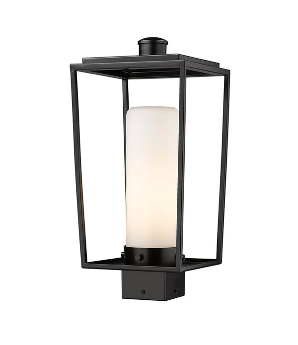 Z-Lite - 595PHMS-BK - One Light Outdoor Post Mount - Sheridan - Black from Lighting & Bulbs Unlimited in Charlotte, NC