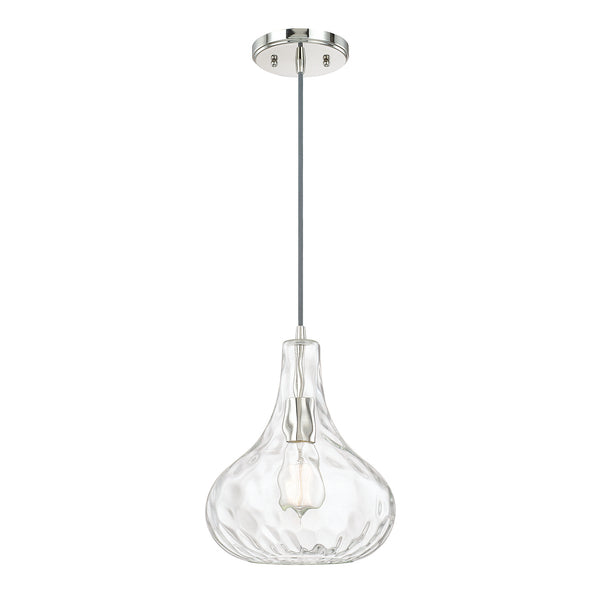Austin Allen - 9B239A - One Light Pendant - Polished Nickel from Lighting & Bulbs Unlimited in Charlotte, NC