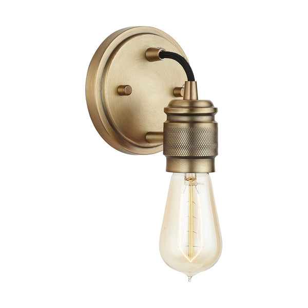 Austin Allen - 9D298A - One Light Wall Sconce - Menlo - Aged Brass from Lighting & Bulbs Unlimited in Charlotte, NC