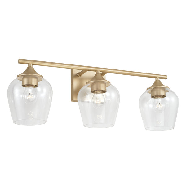 Austin Allen - AA1009SF - Three Light Vanity - Soft Gold from Lighting & Bulbs Unlimited in Charlotte, NC