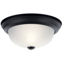 Kichler - 8111BK - Two Light Flush Mount - No Family - Black from Lighting & Bulbs Unlimited in Charlotte, NC
