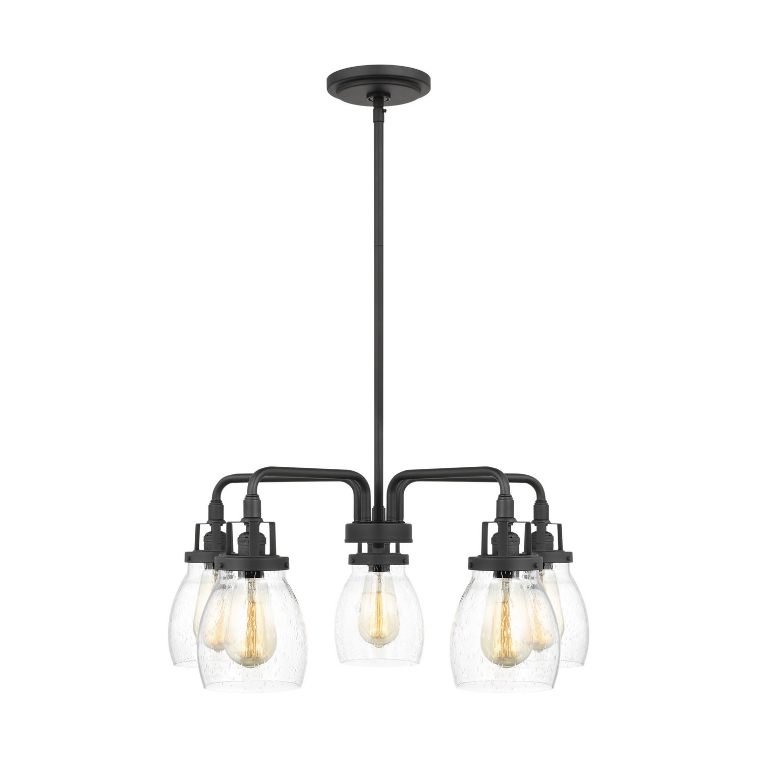 Generation Lighting - 3114505-112 - Five Light Chandelier - Belton - Midnight Black from Lighting & Bulbs Unlimited in Charlotte, NC