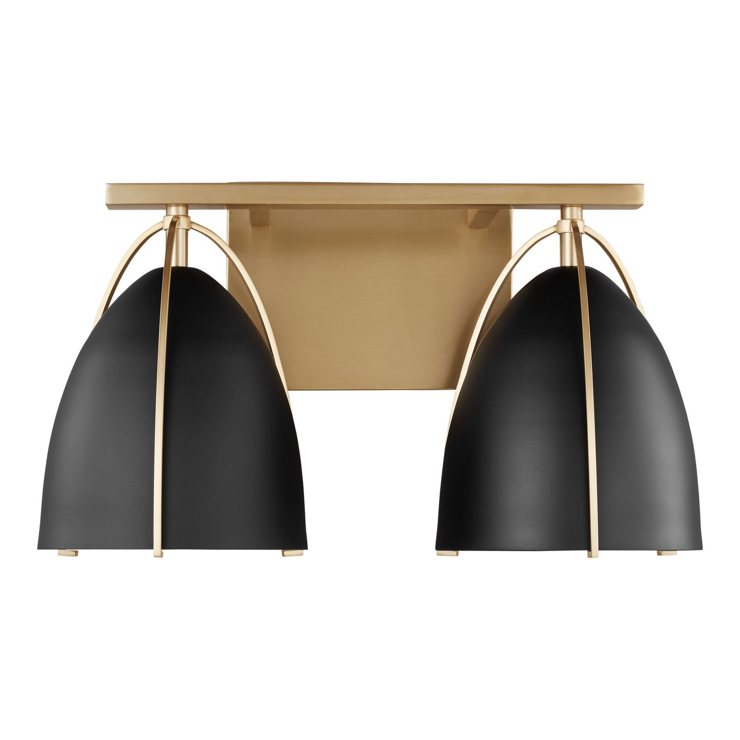 Visual Comfort Studio - 4451702-848 - Two Light Wall / Bath - Norman - Satin Brass from Lighting & Bulbs Unlimited in Charlotte, NC