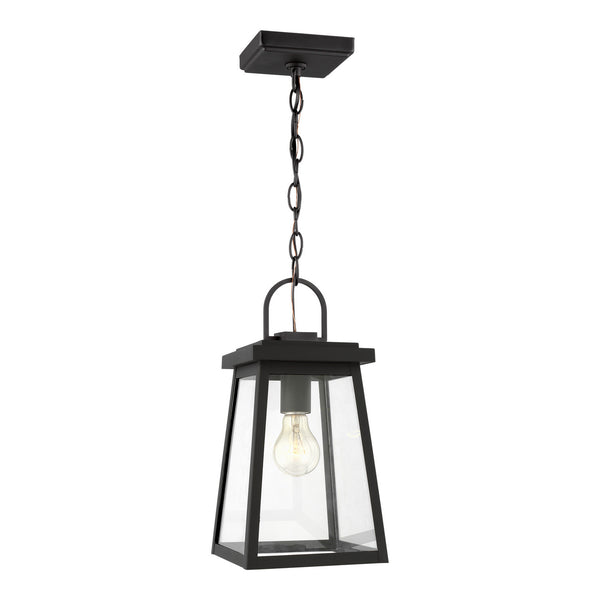 Visual Comfort Studio - 6248401-12 - One Light Outdoor Pendant - Founders - Black from Lighting & Bulbs Unlimited in Charlotte, NC