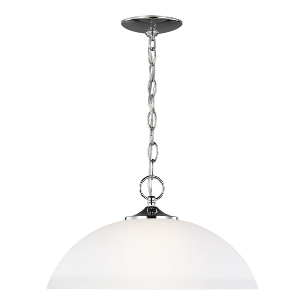 Generation Lighting - 6516501-05 - One Light Pendant - Geary - Chrome from Lighting & Bulbs Unlimited in Charlotte, NC