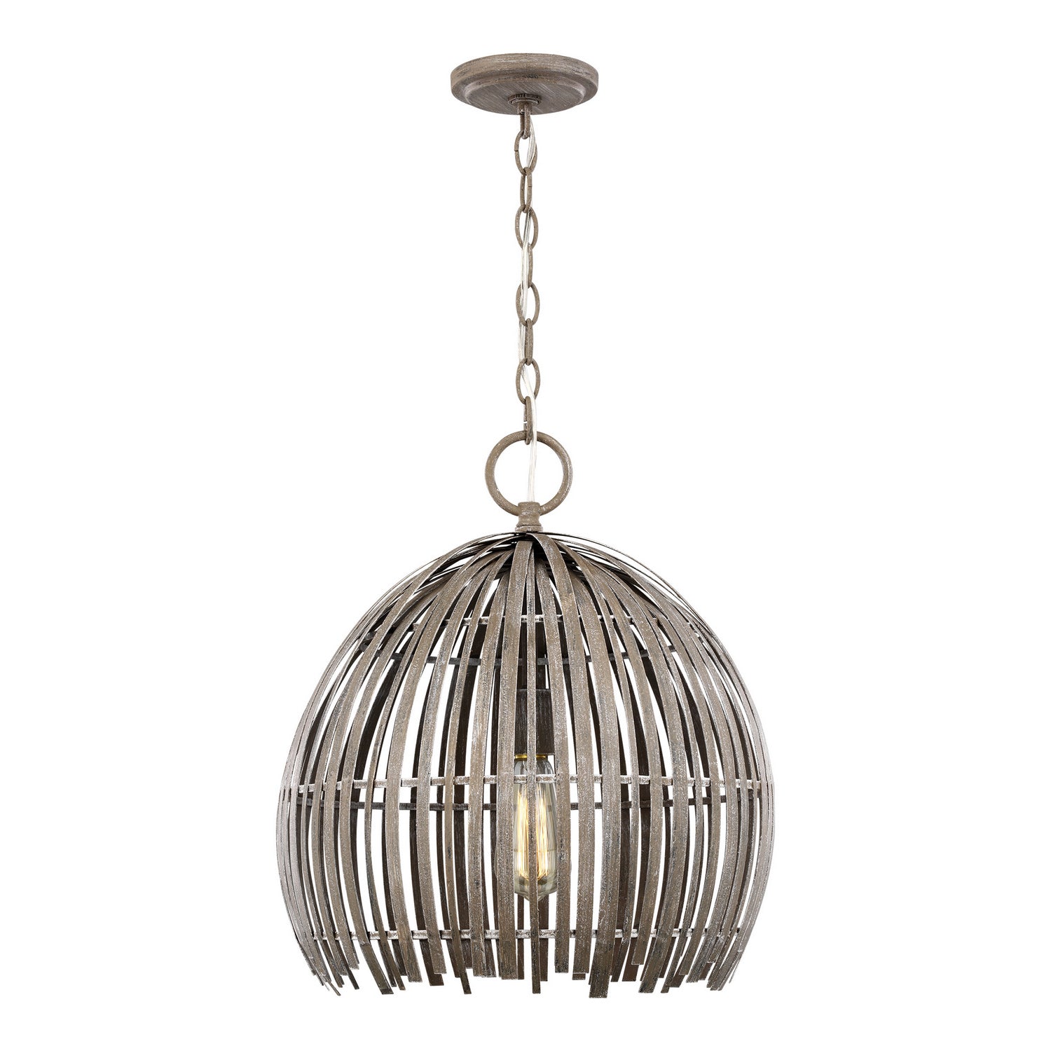 Visual Comfort Studio - 6622701-872 - One Light Pendant - Hanalei - Washed Pine from Lighting & Bulbs Unlimited in Charlotte, NC