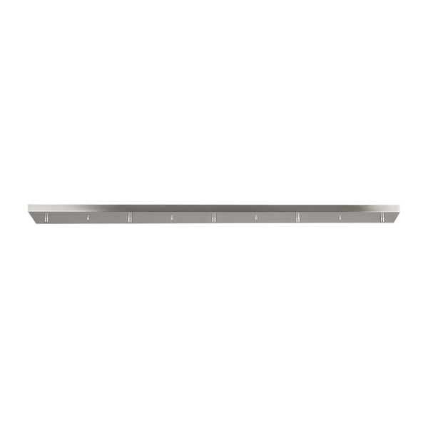 Generation Lighting - 7449605-962 - Five Light Linear Canopy - Multi-Port Canopy - Brushed Nickel from Lighting & Bulbs Unlimited in Charlotte, NC