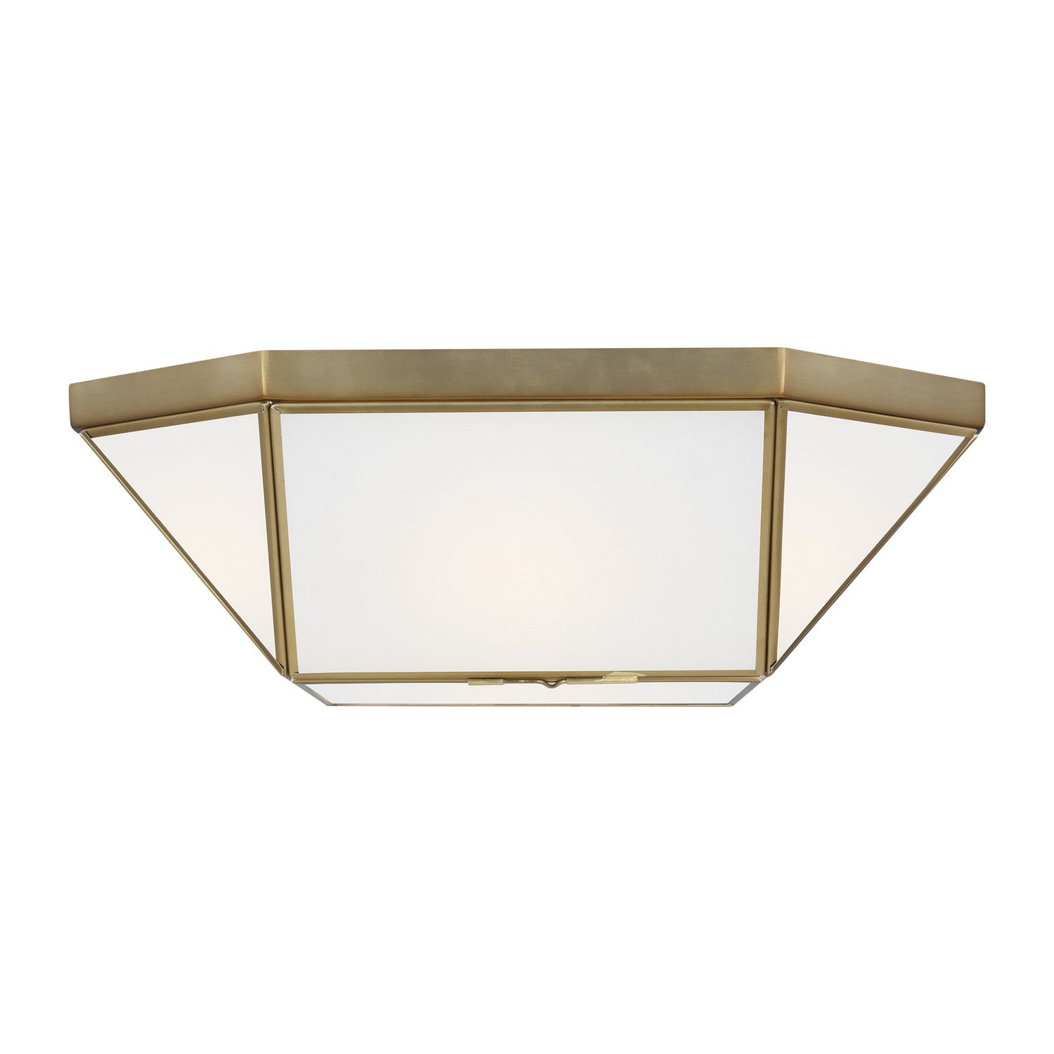 Visual Comfort Studio - 7579452-848 - Two Light Flush Mount - Morrison - Satin Brass from Lighting & Bulbs Unlimited in Charlotte, NC