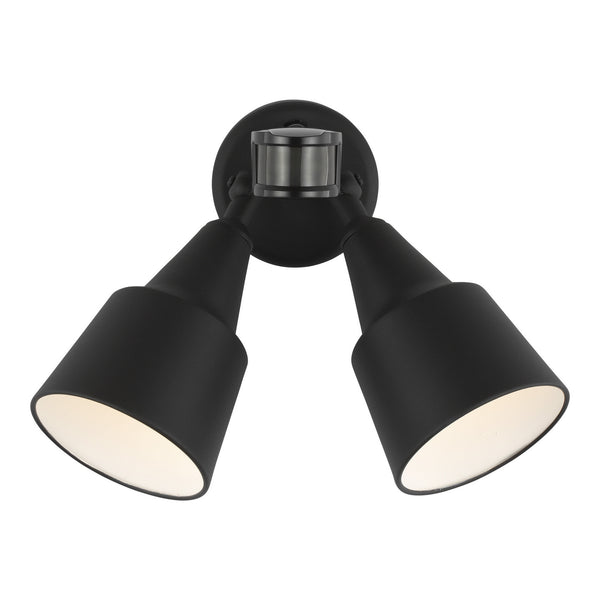 Generation Lighting - 8560702PM-12 - Two Light Flood with Photo and Motion Sensor - Flood Light - Black from Lighting & Bulbs Unlimited in Charlotte, NC