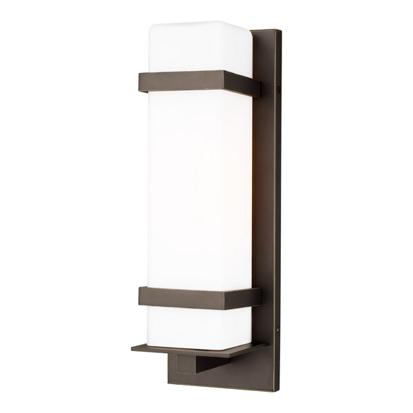 Generation Lighting - 8620701EN3-71 - One Light Outdoor Wall Lantern - Alban - Antique Bronze from Lighting & Bulbs Unlimited in Charlotte, NC
