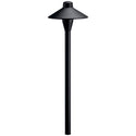 One Light Path from the No Family Collection in Textured Black Finish by Kichler