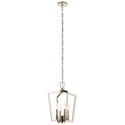 Kichler - 43498PN - Four Light Pendant - Abbotswell - Polished Nickel from Lighting & Bulbs Unlimited in Charlotte, NC