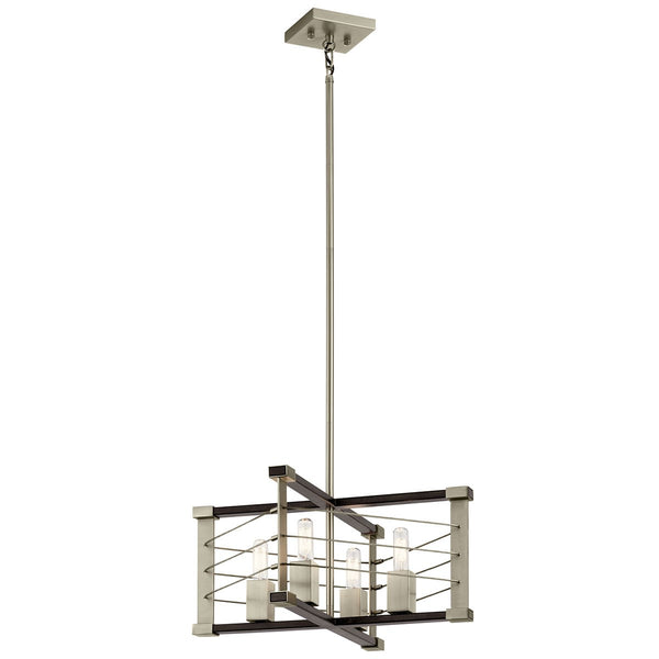 Kichler - 44253MOK - Four Light Pendant - Lente - Midnight Oak from Lighting & Bulbs Unlimited in Charlotte, NC
