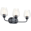 Kichler - 45129BKCS - Three Light Bath - Valserrano - Black from Lighting & Bulbs Unlimited in Charlotte, NC