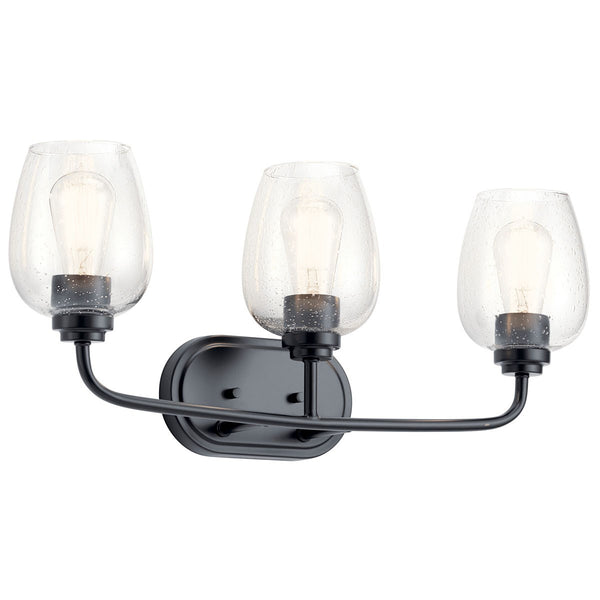 Kichler - 45129BKCS - Three Light Bath - Valserrano - Black from Lighting & Bulbs Unlimited in Charlotte, NC