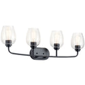 Kichler - 45130BKCS - Four Light Bath - Valserrano - Black from Lighting & Bulbs Unlimited in Charlotte, NC