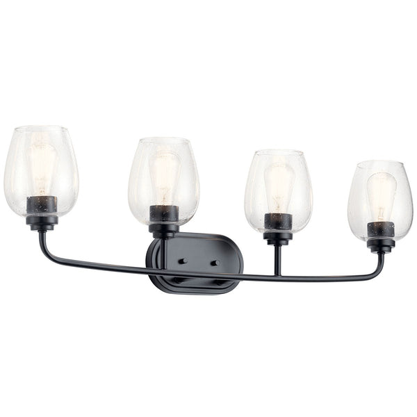 Kichler - 45130BKCS - Four Light Bath - Valserrano - Black from Lighting & Bulbs Unlimited in Charlotte, NC