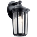 Kichler - 49894BK - One Light Outdoor Wall Mount - Fairfield - Black from Lighting & Bulbs Unlimited in Charlotte, NC