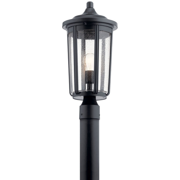 Kichler - 49895BK - One Light Outdoor Post Mount - Fairfield - Black from Lighting & Bulbs Unlimited in Charlotte, NC